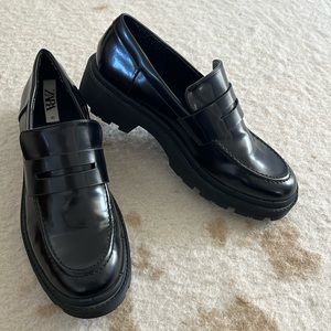 Zara Lug Sole Loafers